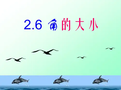 《角的大小》PPT课件