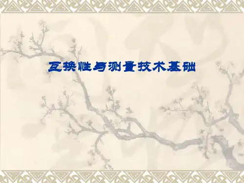 互换性和测量技术基础