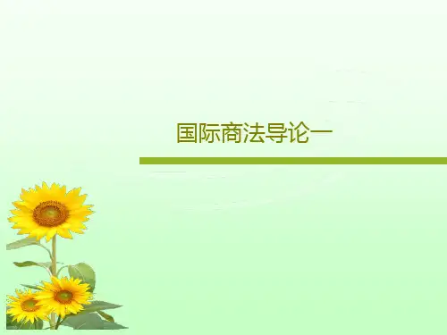 国际商法导论一共45页