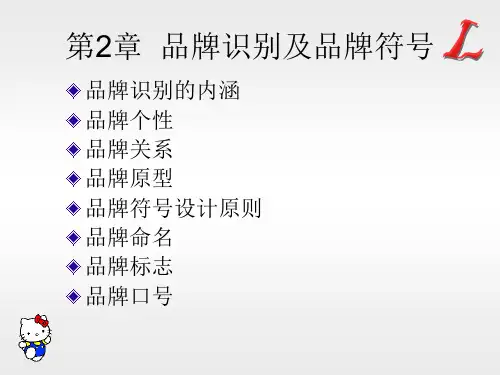 第2章  品牌识别及品牌符号