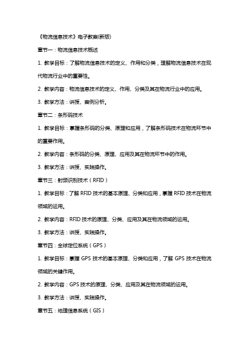 《物流信息技术》电子教案