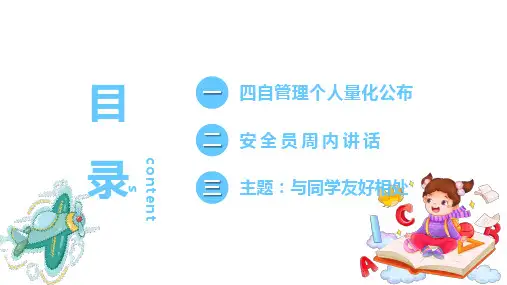 主题班会《与同学友好相处》ppt课件