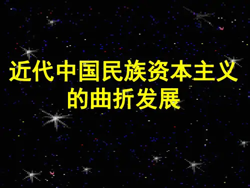 近代中国民族工业的兴起(人民版)