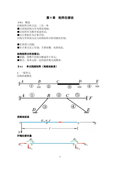 矩阵位移法