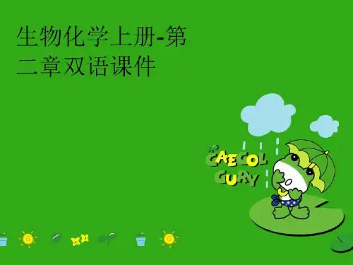 【精品】生物化学上册-第二章双语课件PPT课件