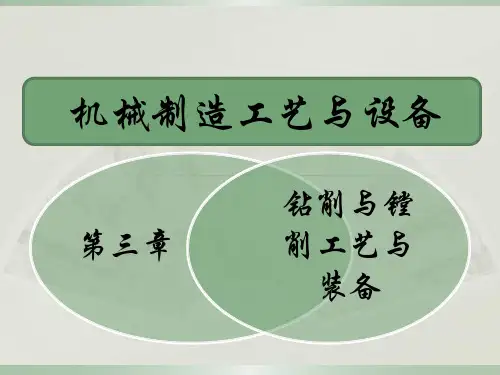 第三章  钻削与镗削工艺与装备