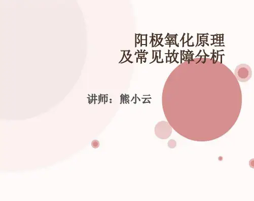 阳极氧化原理全解