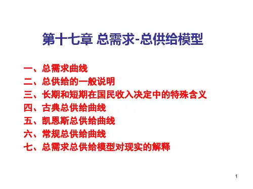 第17章 总供给和总需求