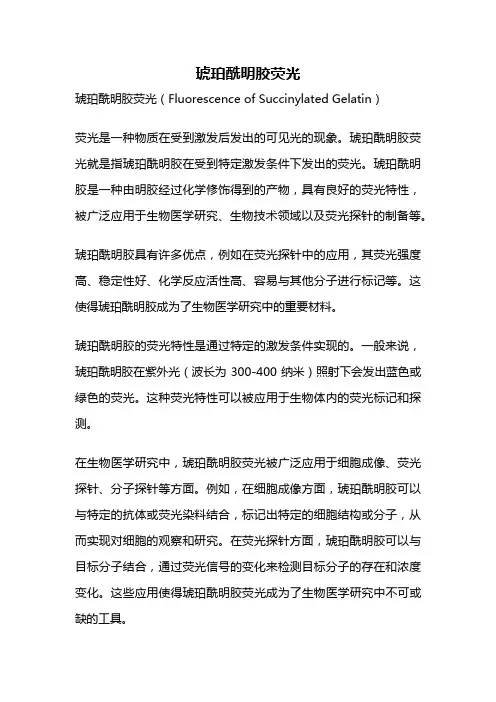 琥珀酰明胶荧光