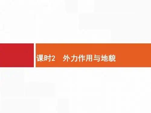 2018届浙江高考地理(选考1)2.2.2 外力作用与地貌