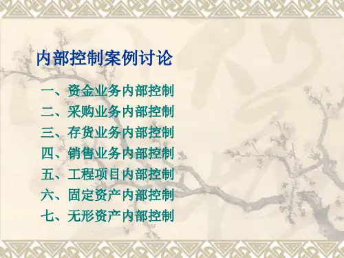 内部控制案例