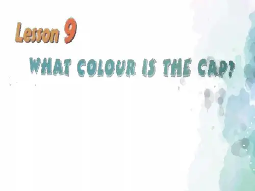 科普版-英语-三年级上册-Lesson 9  What colour is the cap？ 优选