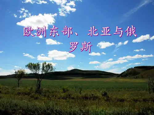 高考地理复习：欧洲东部与北亚及俄罗斯