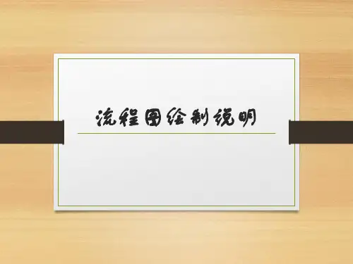 Visio流程图绘制说明V01