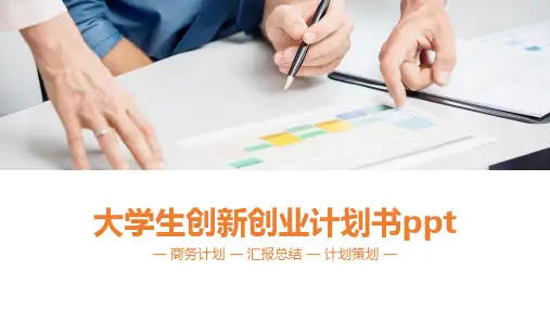 大学生创新创业计划书ppt