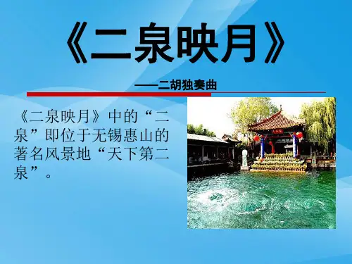 苏教版五年级下册语文《二泉映月》课件PPT课件PPT