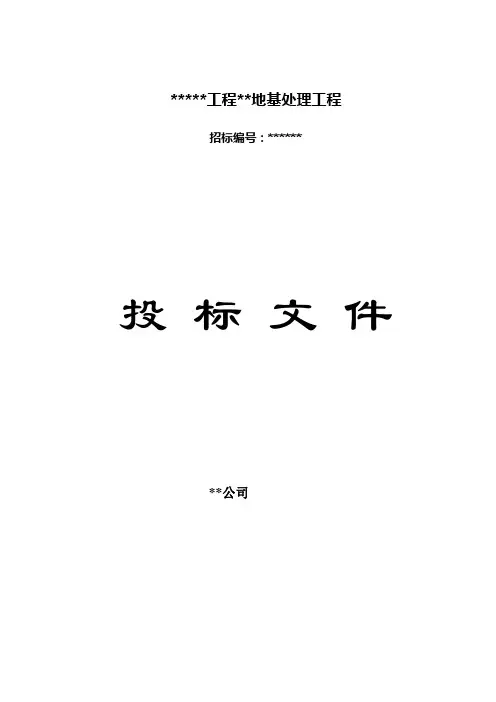 某机场地基处理施工组织设计
