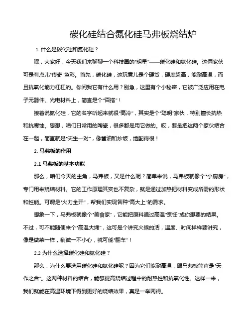 碳化硅结合氮化硅马弗板烧结炉