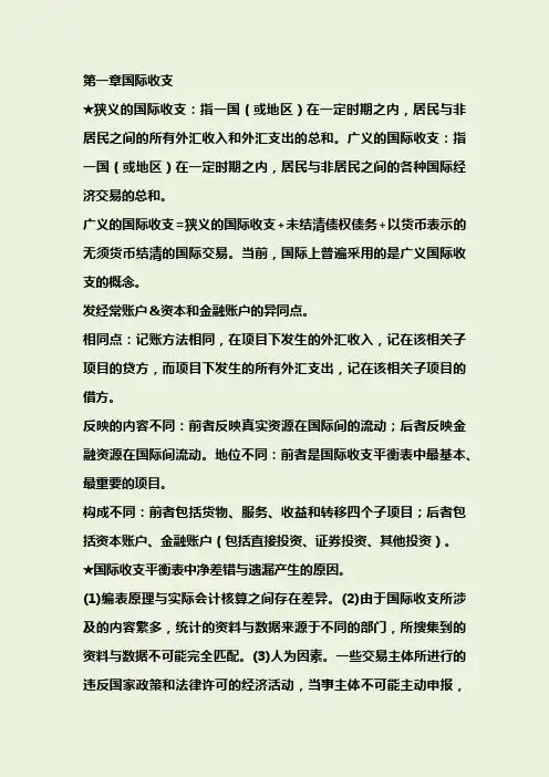 国际金融简答题