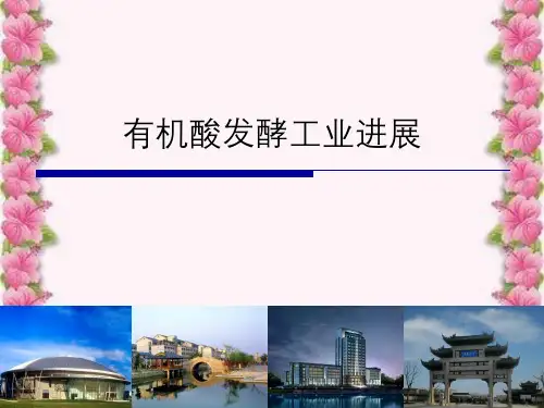 《有机酸发酵》有机酸发酵工业进展