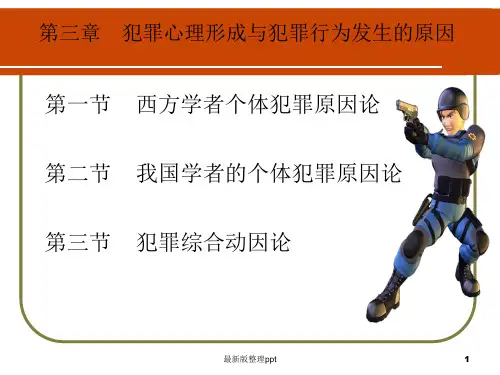 犯罪心理结构成因ppt课件