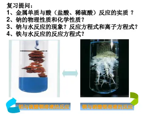 第三章金属与盐溶液的反应