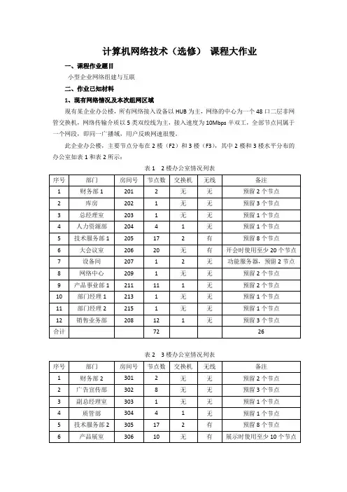 计算机网络大作业