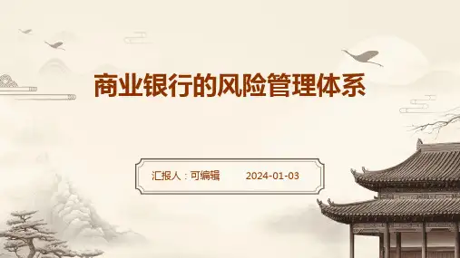 商业银行的风险管理体系