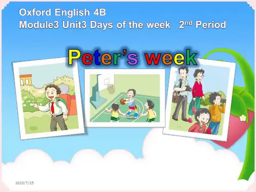 2019年上海市小学英语优质课比赛一等奖课件Peters_week