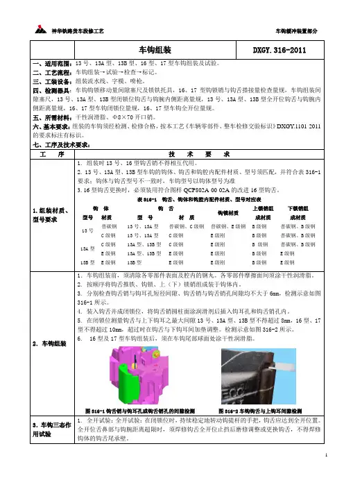 车钩组装