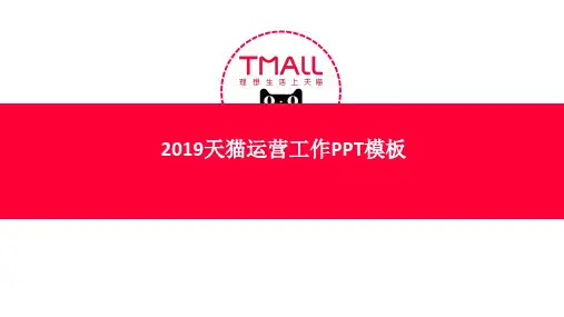 淘宝店铺运营情况分析PPT