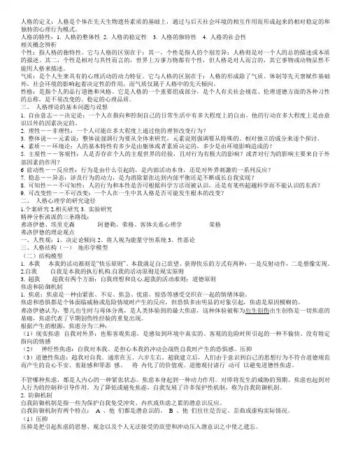 人格心理学