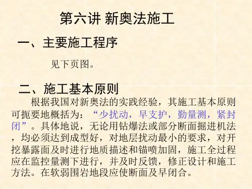第六讲 新奥法施工