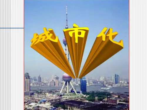 城市化学案课件