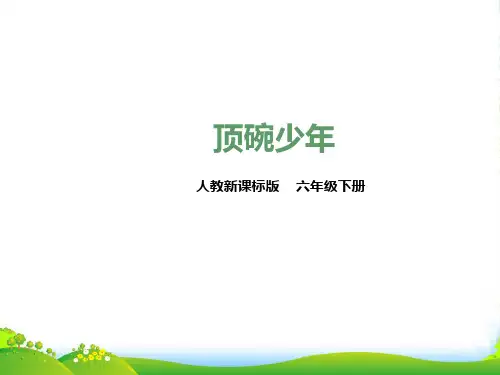 小学六年级下册语文《顶碗少年》课件