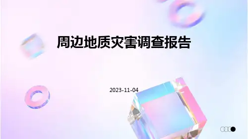 周边地质灾害调查报告