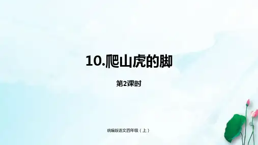 人教部编版《爬山虎的脚》精品PPT(共29张PPT)