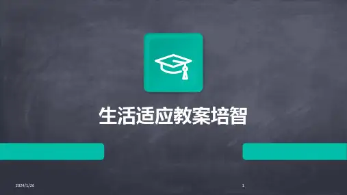 生活适应教案培智
