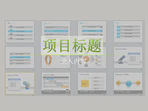 图表数据PPT模版
