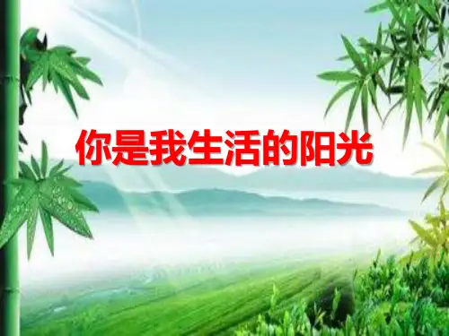 2019年无锡市中考语文作文题《你是我生活的阳光》解析及范文