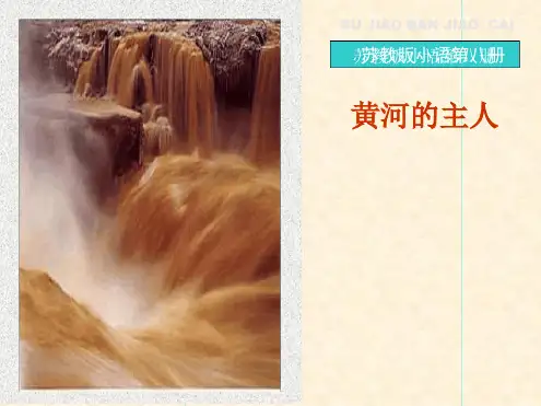苏教版小语四年级下册黄河的主人课件