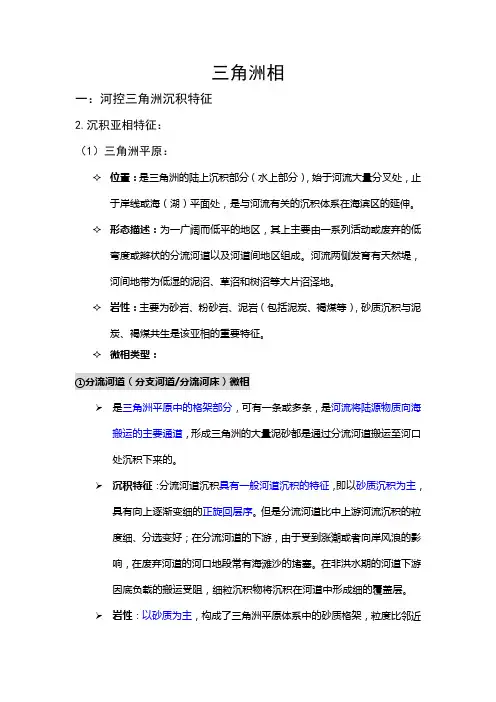 三角洲相