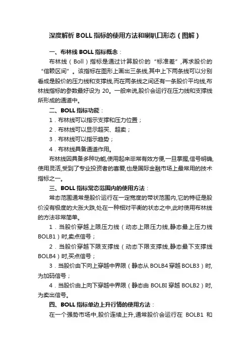 深度解析BOLL指标的使用方法和喇叭口形态（图解）
