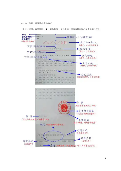 常用公文模板