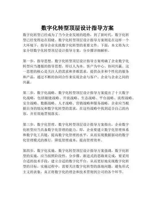 2023-数字化转型顶层设计指导方案-1