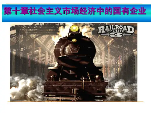 10章 社会主义市场经济中的国有企业