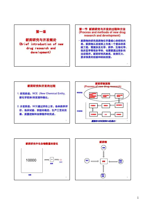 新药研究与开发概论(20130226)