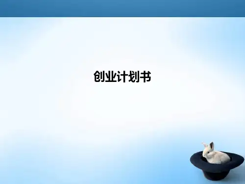 创业计划书PPT课件