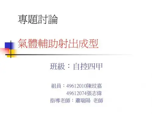专题讨论 气体辅助射出成型