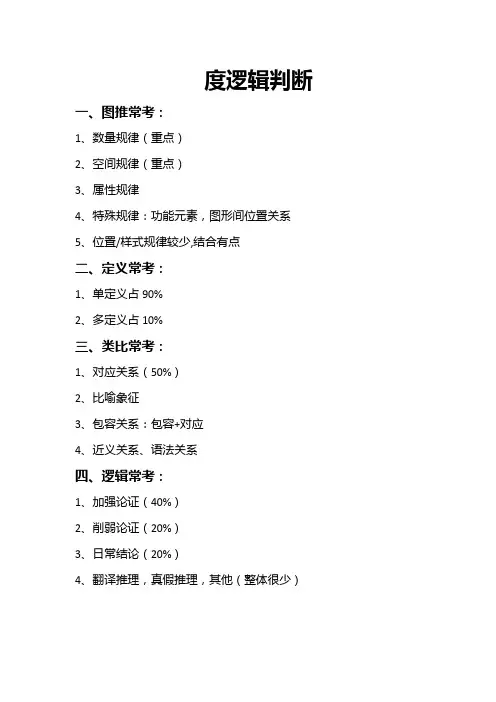 公考逻辑图推